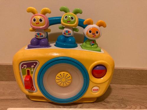 Fisher-Price BeatBo Boogie Boombox, Kinderen en Baby's, Speelgoed | Fisher-Price, Zo goed als nieuw, Overige typen, Met licht
