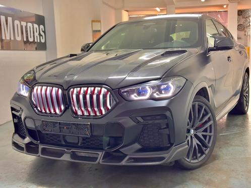 BMW X6 xDrive30d Edition Black Vermilion Carbon/ Uniek, Auto's, BMW, Bedrijf, Te koop, X6, 360° camera, 4x4, Aangepast voor mindervaliden