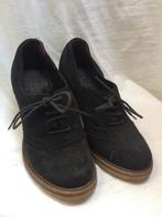 OFFICE L zwarte nubuck P39 Oxford schoenen met hoge hakken, Ophalen of Verzenden, Zo goed als nieuw, Zwart, Pumps