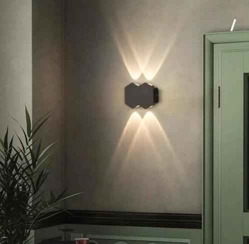 8 x Bi-directionele wandlamp, Huis en Inrichting, Lampen | Plafondlampen, Zo goed als nieuw, Ophalen of Verzenden