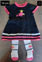 Gebreide jurk met kousenbroek maat 74, Enfants & Bébés, Vêtements de bébé | Taille 74, Comme neuf, Fille, Robe ou Jupe, Enlèvement ou Envoi