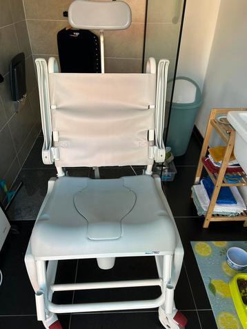 Toilet shower chair 