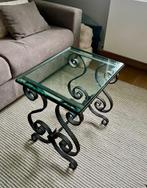 Table d'appoint fer forgé, fabriquée sur mesure en 1960, Moins de 55 cm, 45 à 60 cm, Enlèvement, Utilisé