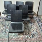 6 zwarte stoelen van "Sedus", Huis en Inrichting, Ophalen, Gebruikt