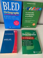 4 schoolboeken (BESCHERELLE, BLED,...), Boeken, Ophalen of Verzenden, Zo goed als nieuw