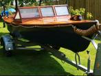 Hele mooie houten boot met kantel trailer, Watersport en Boten, Motorboten en Motorjachten, Ophalen, Zo goed als nieuw, Buitenboordmotor