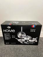 Carrefour home expert kookset, Ophalen, Inox, Nieuw, Keramische plaat