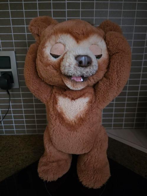 Fur real beer cubby, Kinderen en Baby's, Speelgoed | Knuffels en Pluche, Zo goed als nieuw, Beer, Ophalen of Verzenden
