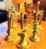 Koperen kandelaars, Antiek en Kunst, Antiek | Kandelaars, Ophalen of Verzenden