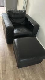 Leren zetel ophalen, Huis en Inrichting, Ophalen, Gebruikt, Eenpersoons, Leer