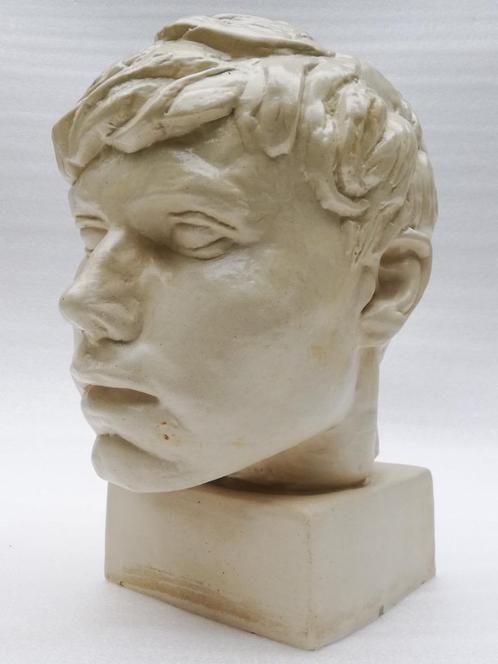Belle grande tête d'homme - céramique - Bonnaire - XXe, Antiquités & Art, Antiquités | Céramique & Poterie, Enlèvement