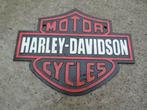 gietijzeren wandfronton met reliëf, HARLEY DAVIDSON, Tuin en Terras, Ophalen, Nieuw