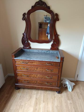 Meuble avec miroir, Utilisé, Rectangulaire, 75 à 100 cm, 150 à 200 cm