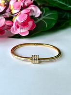 Bracelet doré en acier inoxydable, Neuf, Femme, Envoi, Fer ou Acier