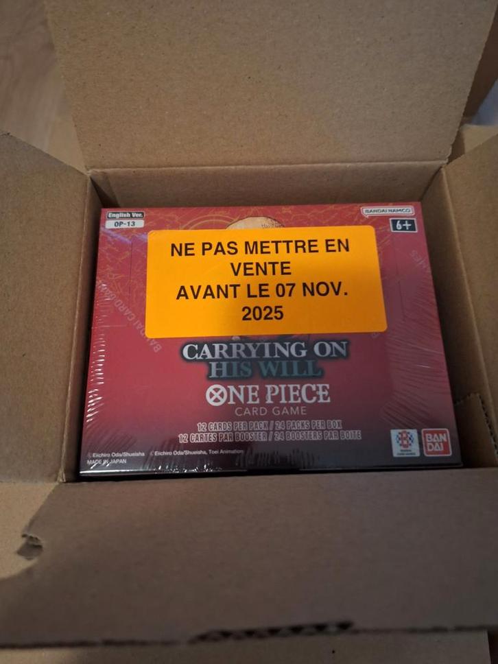 One piece carrying on his will booster box, CD & DVD, Vinyles | Classique, Enlèvement ou Envoi