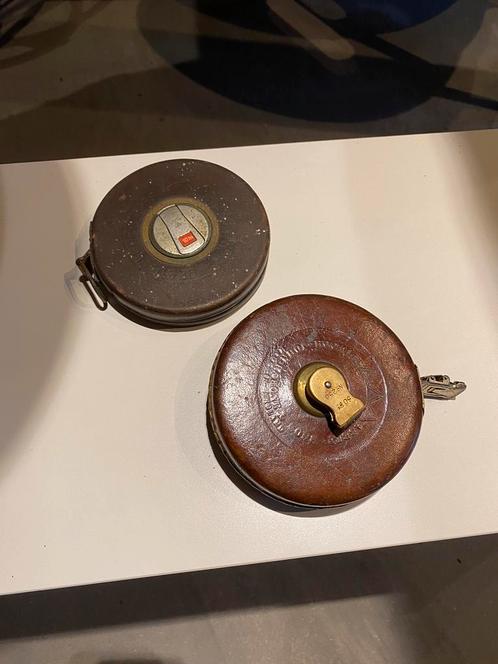 Anciens rubans à mesurer allemands et britanniques, Antiquités & Art, Curiosités & Brocante, Enlèvement ou Envoi