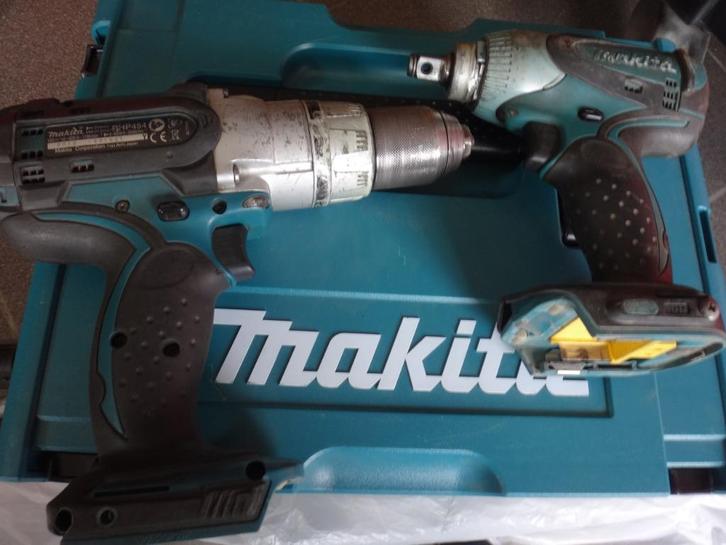 Makita boor en moerloper op 18V-batterijen, Doe-het-zelf en Bouw, Gereedschap | Handgereedschap, Gebruikt, Ophalen