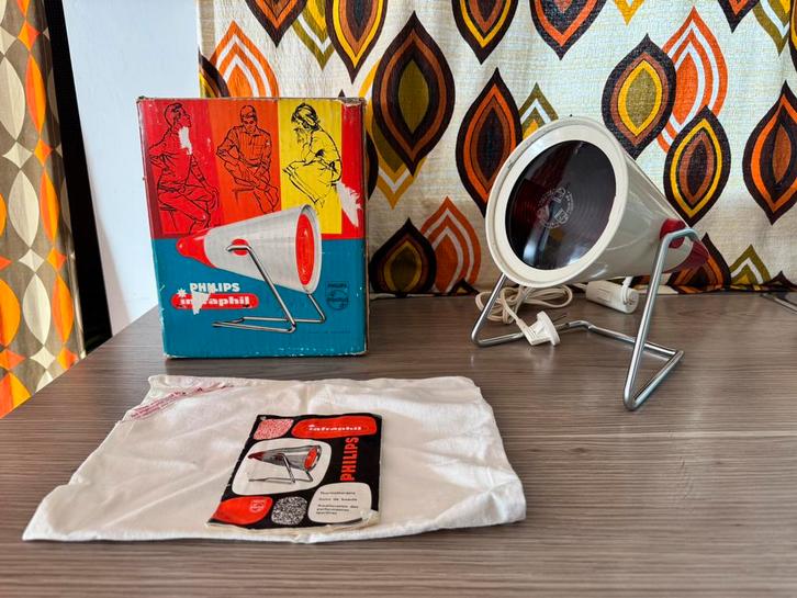 Philips infraphil, Huis en Inrichting, Lampen | Spots, Gebruikt, Metaal of Aluminium, Ophalen of Verzenden