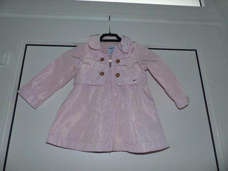 Mayoral Parka roze meisje - maat 86, Kinderen en Baby's, Babykleding | Maat 86, Zo goed als nieuw, Meisje, Jasje, Ophalen of Verzenden