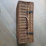 Rieten mand/ picknick mand/ opbergmand, Ophalen, Gebruikt