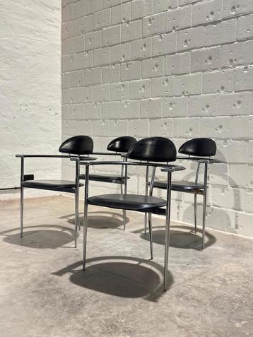 Vintage Arbben stiletto stoelen beschikbaar voor biedingen