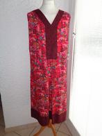 Robe longue imprimée rouge. Taille 54, Rouge, Autre, Taille 46/48 (XL) ou plus grande, Porté