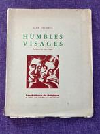 Signé n° 13/20 Jean Tousseul/Humbles Visages 1936, Antiquités & Art, Antiquités | Livres & Manuscrits, Enlèvement ou Envoi