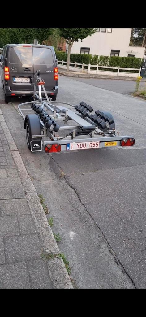 Marlin boottrailer ongeremd 750kg, Watersport en Boten, Boottrailers, Ophalen