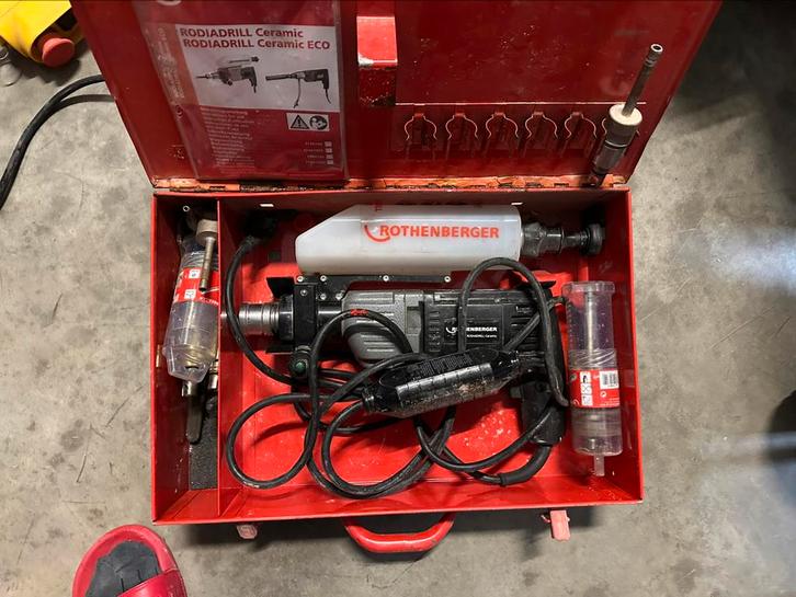 Rothenberger FF40150 Rodiadrill Natboormachine, Doe-het-zelf en Bouw, Gereedschap | Boormachines, Zo goed als nieuw, Ophalen