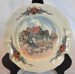 assiette a dessert obernai sarreguemines decor berger (2), Ophalen of Verzenden