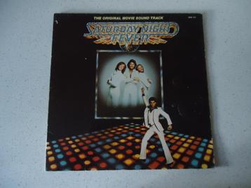 Dubbel LP van "Saturday Night Fever" anno 1977., Enlèvement ou Envoi, Utilisé, 12 pouces
