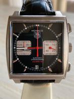 Tag Heuer Monaco :Cal 12 ., Ophalen, Leer, Staal, Polshorloge