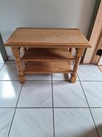 Eiken bijzettafel voor kranten, boeken of tijdschriften, Ophalen, Zo goed als nieuw, Rechthoekig, Hout