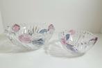 2 vintage Anna Hutte kristallen schaal kom, Antiek en Kunst, Ophalen