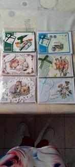 Zelfgemaakte genaaide wenskaarten allerlei, Hobby en Vrije tijd, Scrapbooking, Ophalen, Zo goed als nieuw