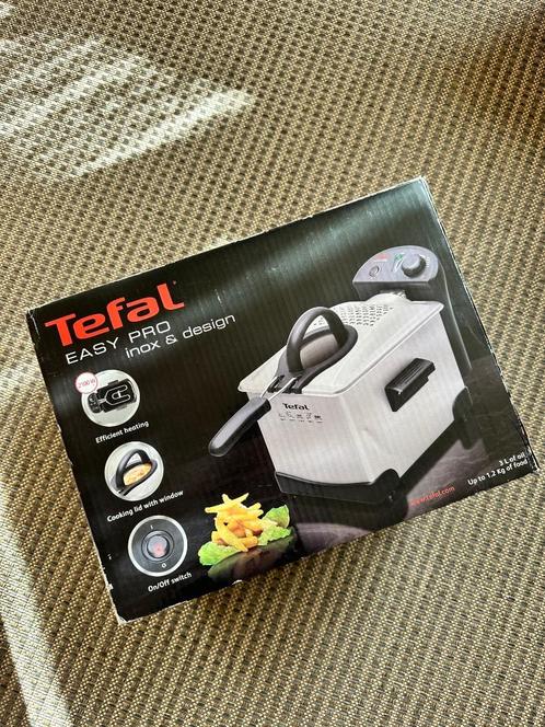 Tefal Friteuse FR1014 easy pro inox & design NEW, Elektronische apparatuur, Frituurpannen, Nieuw, 2 tot 3 liter, Uitneembare binnenpan