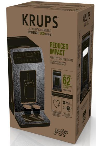 Krups Evidence ECO-Design EA897A10 Entièrement automatique, Electroménager, Cafetières, Neuf, Café en grains, Machine à espresso