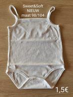 Body met bandjes - nieuw - Sweet&Soft - maat 98/104, Kinderen en Baby's, Kinderkleding | Maat 98, Nieuw, Jongen of Meisje, Sweet&Soft