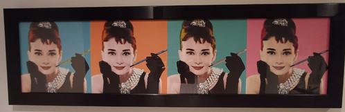 Cadre Audrey Hepburn Pop Art, Huis en Inrichting, Woonaccessoires | Lijsten, Zo goed als nieuw, Minder dan 50 cm, 75 tot 100 cm