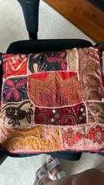Boho kussen, Huis en Inrichting, Woonaccessoires | Kussens, Ophalen, Zo goed als nieuw, Rood, Vierkant