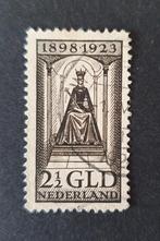 Nederland 1923 Jubileum 2,5gld NVPH 130 gestempeld, Postzegels en Munten, T/m 1940, Verzenden, Gestempeld