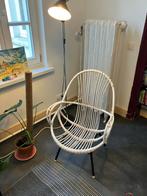 Chaise en rotan blanc, Maison & Meubles, Osier ou Rotin, Vintage, Une personne, Enlèvement