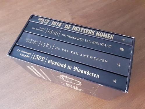 L'histoire des Flandres - ensemble de 4 livres 1302-1585-183, Livres, Histoire nationale, Comme neuf, Envoi