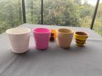 Set van 5 bloempotten, Tuin en Terras, Ophalen of Verzenden, Gebruikt