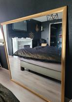 Zeer mooie grote spiegel met gouden omranding, Maison & Meubles, Accessoires pour la Maison | Miroirs, Comme neuf, Enlèvement