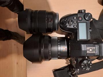 Panasonic G9, leica 8-18 inclusief uv filter, lumix 12-60, Enlèvement, Utilisé, Autres Marques