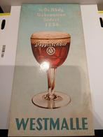 Reclamebord Westmalle, Ophalen of Verzenden, Zo goed als nieuw
