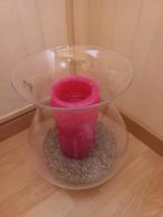 Glazen windlicht, 25 à 50 cm, Autres couleurs, Comme neuf, Enlèvement