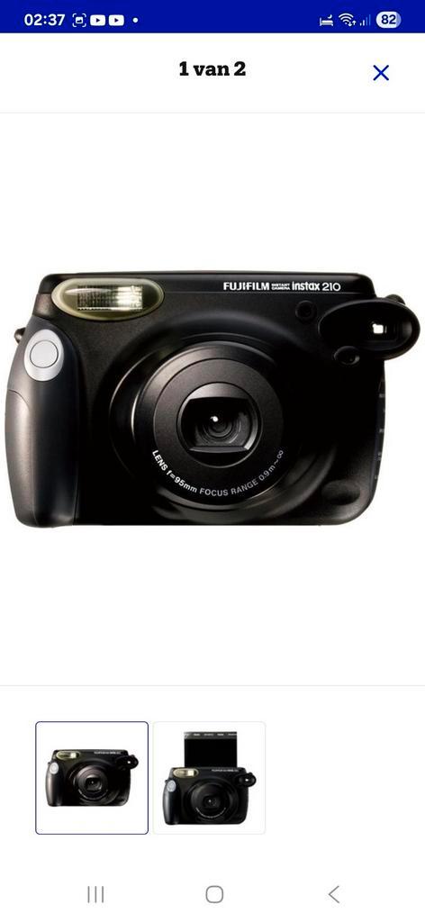 Fujifilm Instax Wide 210 - Zwart, Audio, Tv en Foto, Fotocamera's Analoog, Zo goed als nieuw, Ophalen