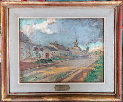 Schilderij gesigneerd door Victor Van de Vondels - Belgische, Antiek en Kunst, Kunst | Schilderijen | Klassiek, Ophalen